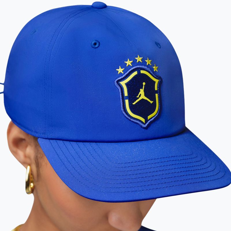 Шапка с козирка  Jordan Pro old royal/yellow pulse 3