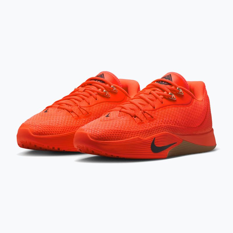Мъжки баскетболни обувки Nike Street Flare bright crimson/gum light brown/black 3