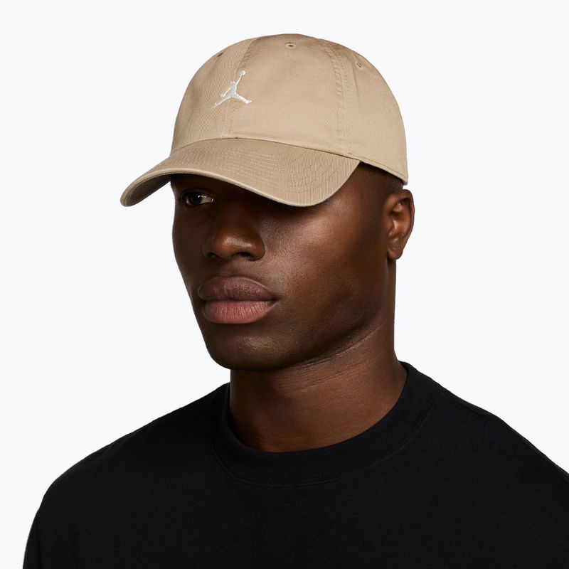 Czapka z daszkiem Nike Jordan Club Unstructured Curved-Bill khaki/sail 7