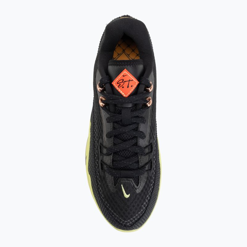 Мъжки баскетболни обувки Nike Street Flare black/light lemon twist/desert dust/black 5