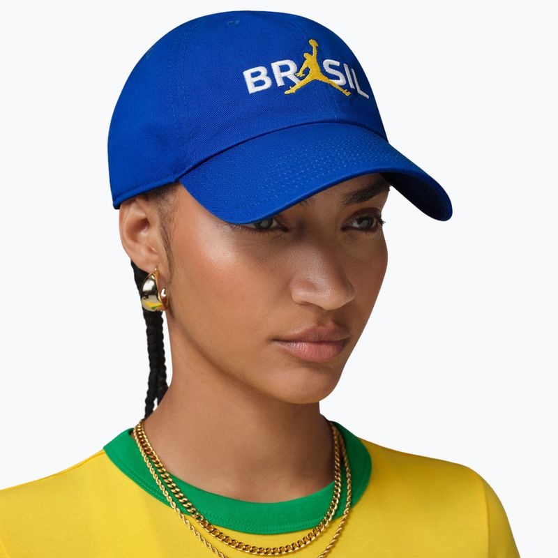 Шапка с козирка  Jordan Club old royal/varsity maize 3