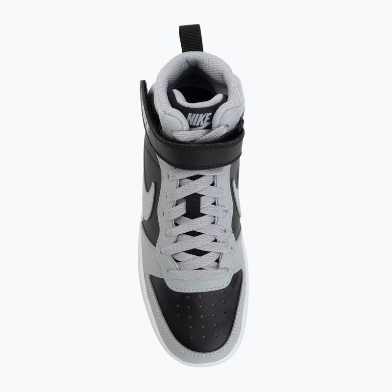 Обувки Nike Court Borough Mid 2 black/white/gum med brown/light smoke grey 5