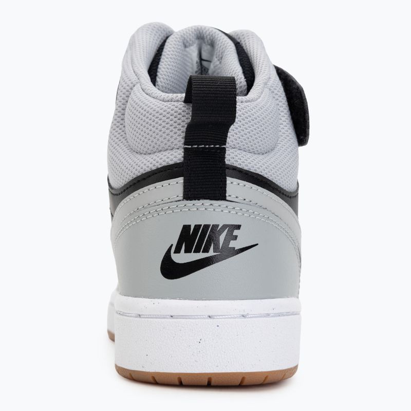 Обувки Nike Court Borough Mid 2 black/white/gum med brown/light smoke grey 6