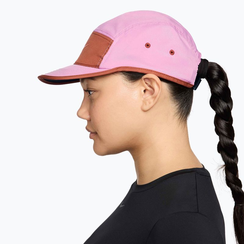 Шапка с козирка Nike Dri-Fit Fly light magenta/dusty peach/orange frost 5