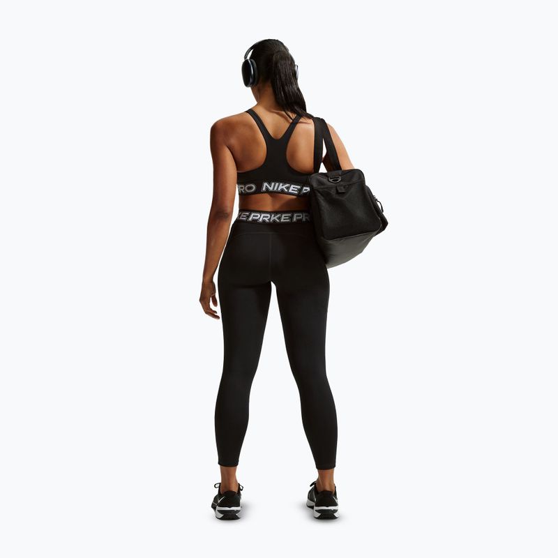 Дамски клин Nike Pro Mid-Rise 7/8 black/white/white 3