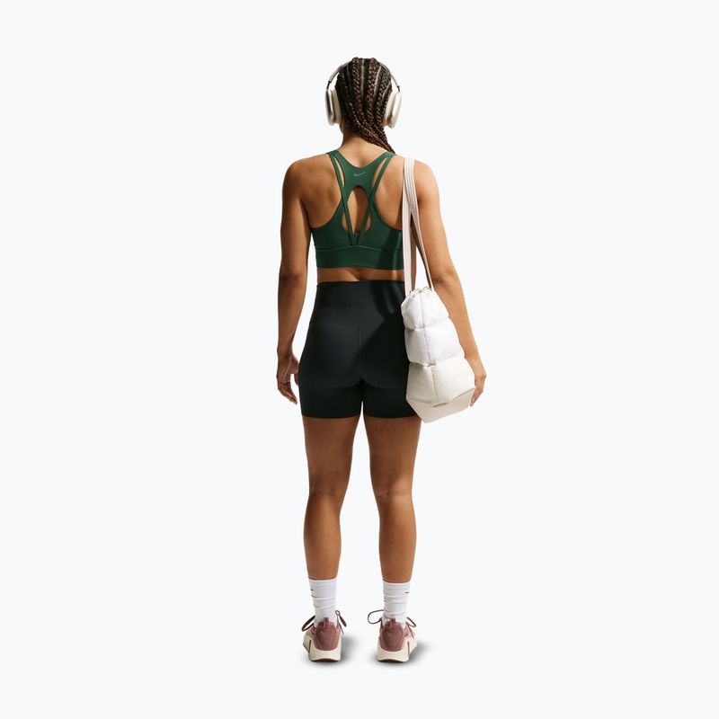 Спортен сутиен Nike Zenvy Light Support Longline fir/white 3