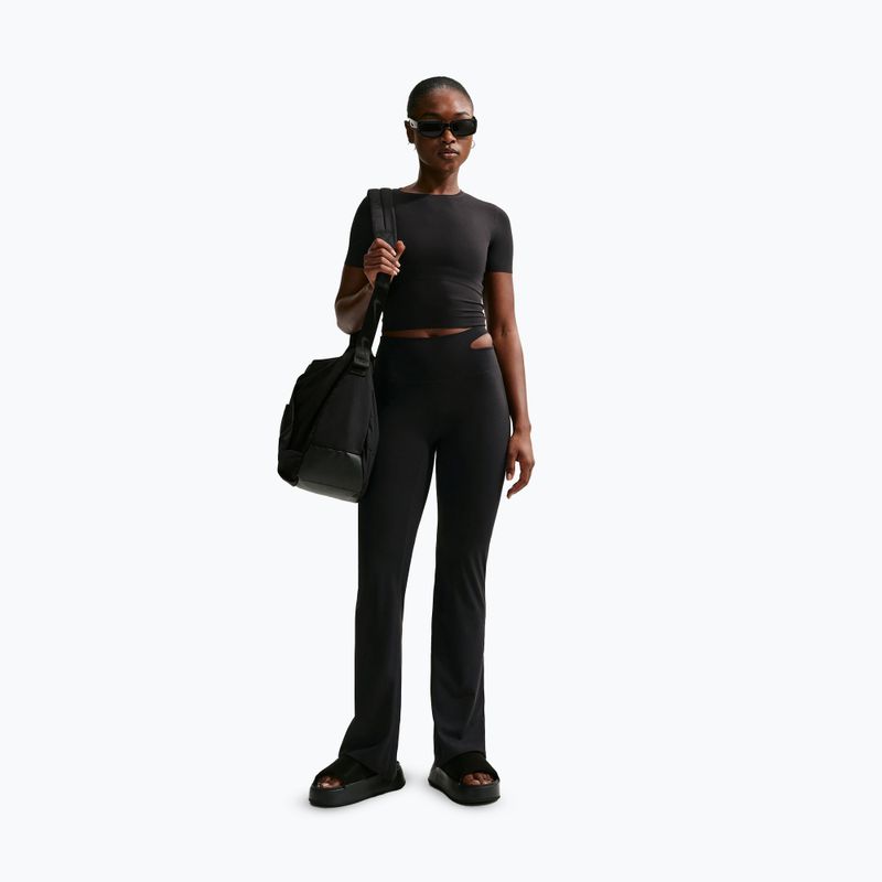 Дамски панталони за тренировка Nike Zenvy High-Waisted Flared black/pcg3c 2