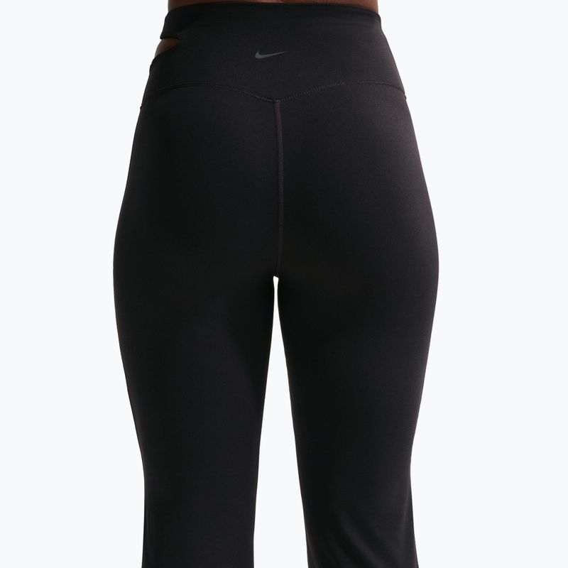 Дамски панталони за тренировка Nike Zenvy High-Waisted Flared black/pcg3c 4