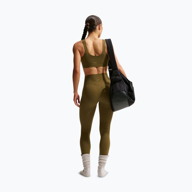 Спортен сутиен Nike Zenvy Light-Support Lightly Lined olive flak/white 3