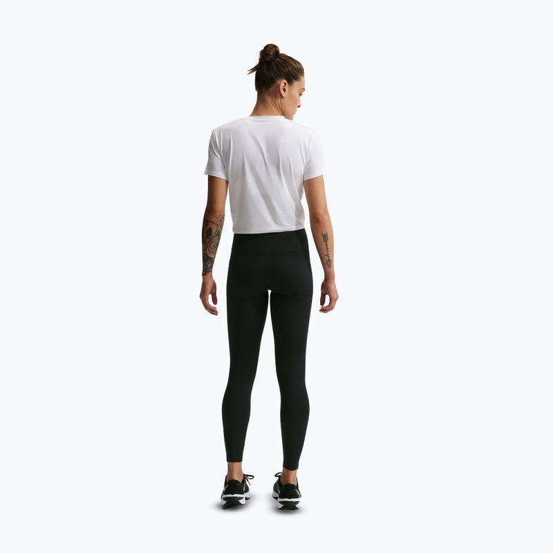 Дамски клин Nike One Seamless Front High-Waisted black/white 3