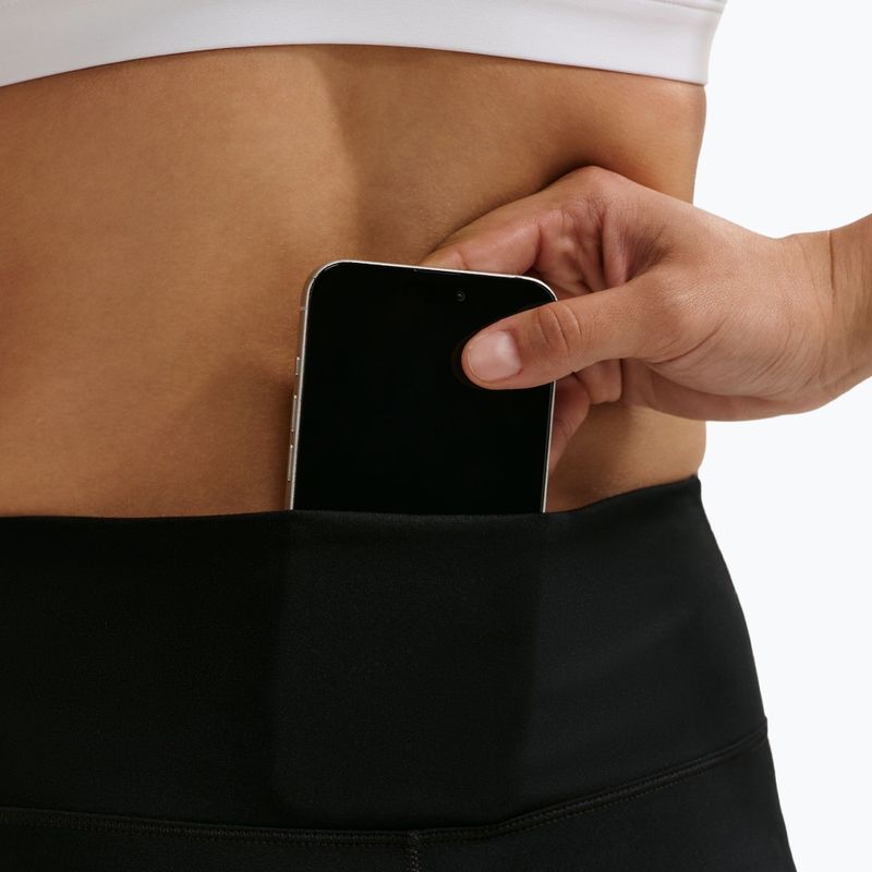 Дамски клин Nike One Seamless Front High-Waisted black/white 7