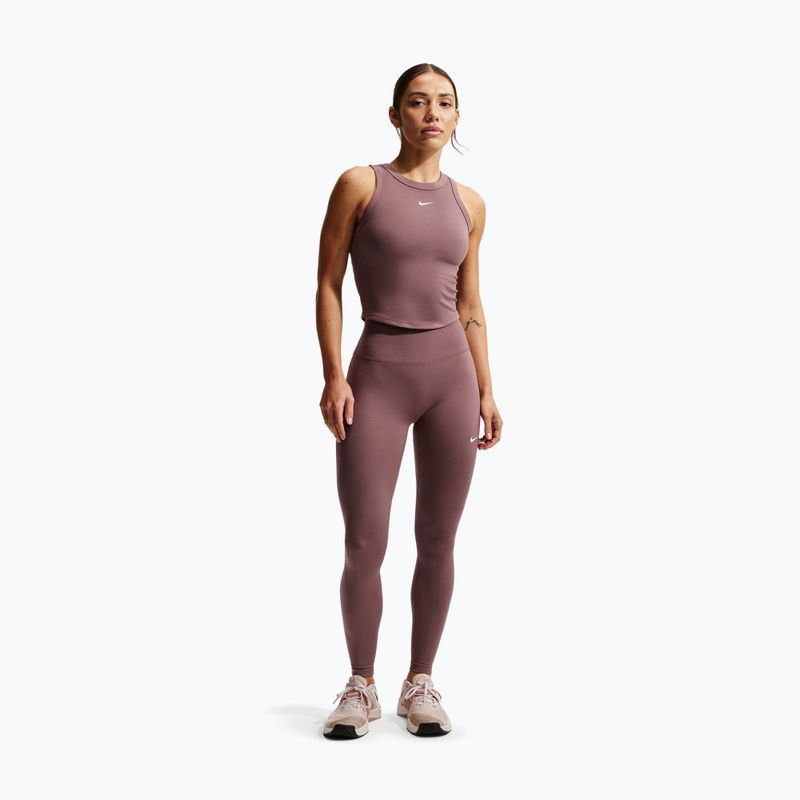 Дамски клин Nike One Seamless Front High-Waisted tattoo/white 2