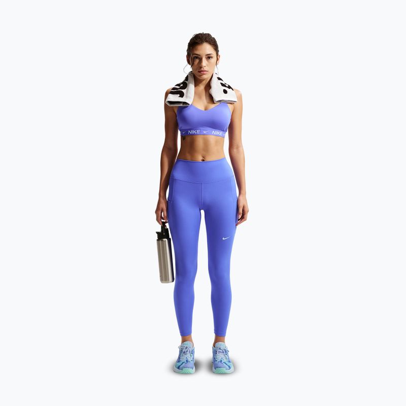 Дамски тренировъчни клинове Nike One High-Waisted 7/8 sapphire/white 2