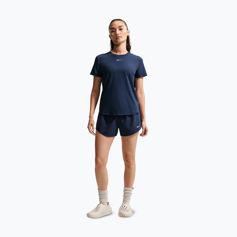 Дамски тренировъчни шорти Nike One midnight navy/white 2