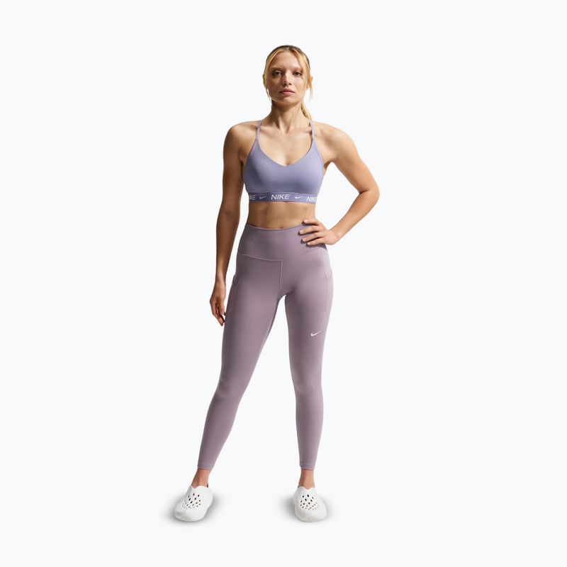 Дамски тренировъчни клинове Nike One High-Waisted 7/8 light violet ore/white 2