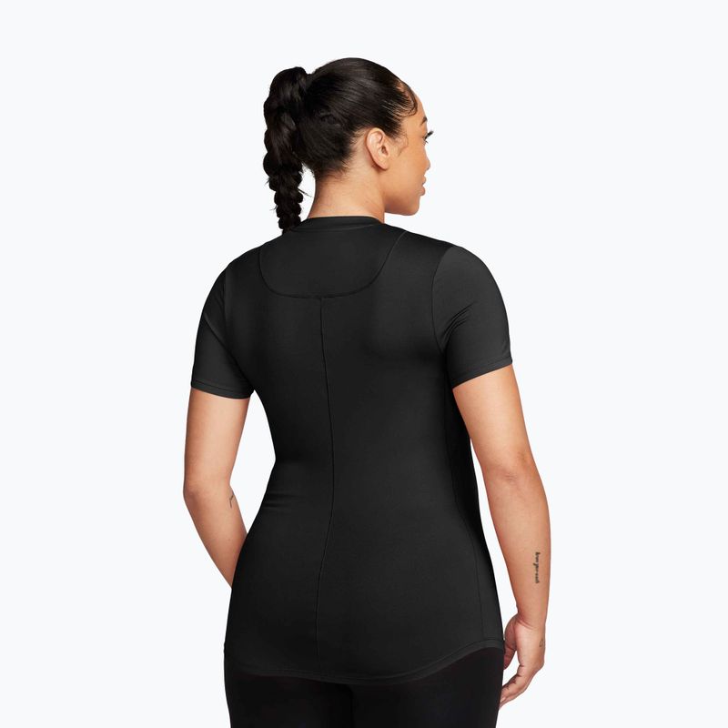 Дамска тениска Nike One Maternity Dri Fit Slim-Fit black/white 2