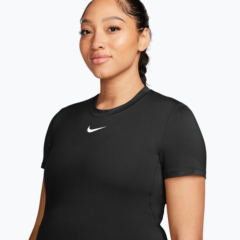 Дамска тениска Nike One Maternity Dri Fit Slim-Fit black/white 3
