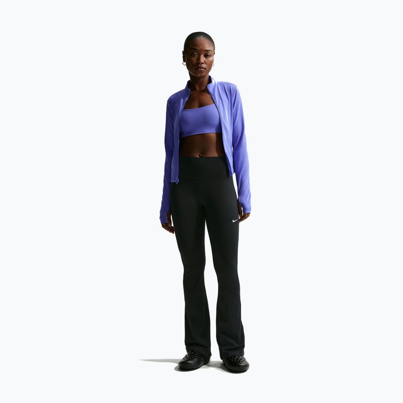 Дамски клин Nike One High Waisted Flared black/white 2