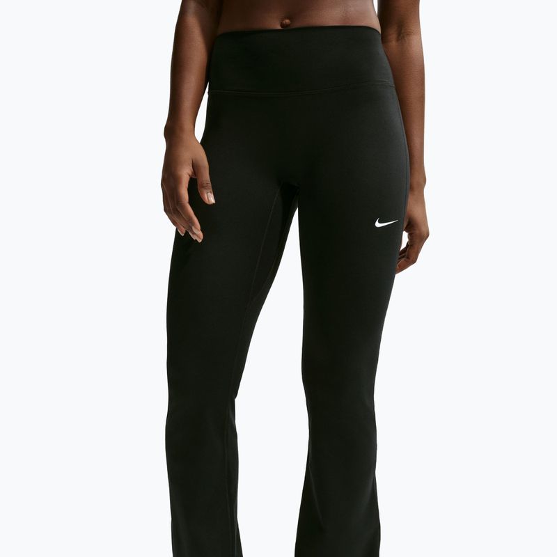 Дамски клин Nike One High Waisted Flared black/white 5