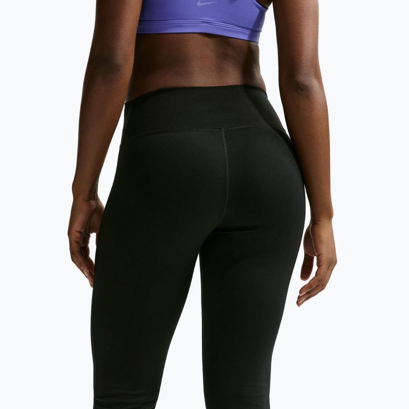 Дамски клин Nike One High Waisted Flared black/white 6