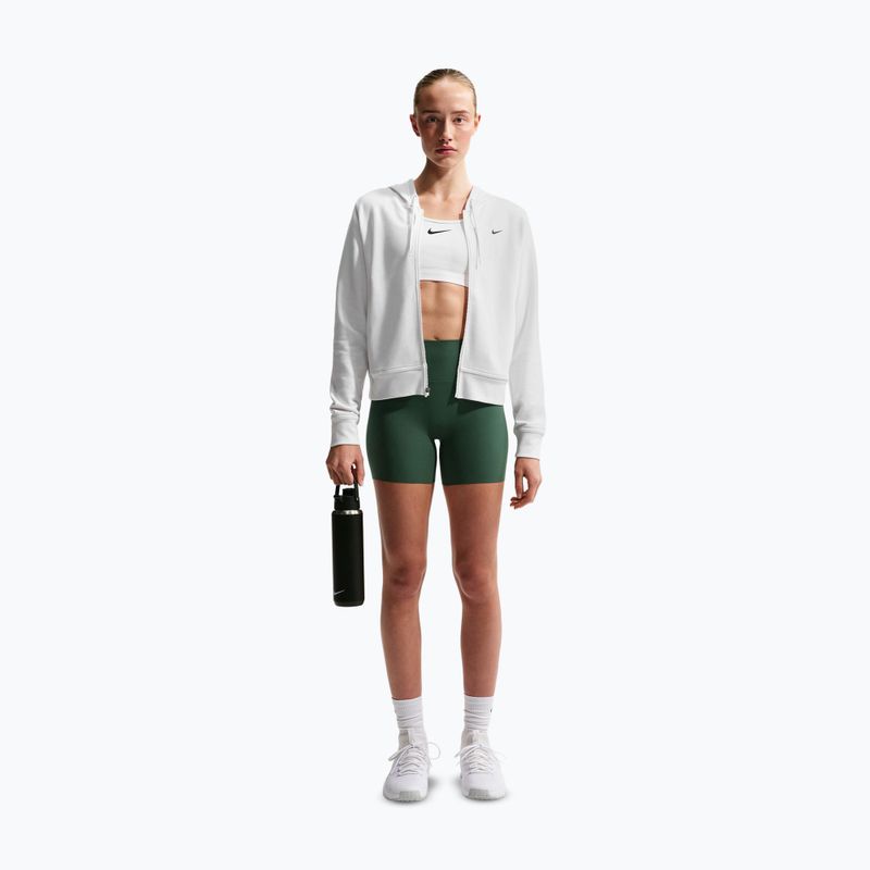 Дамски къси панталони/шорти Nike Zenvy High Waisted Biker 5" fir/white 2