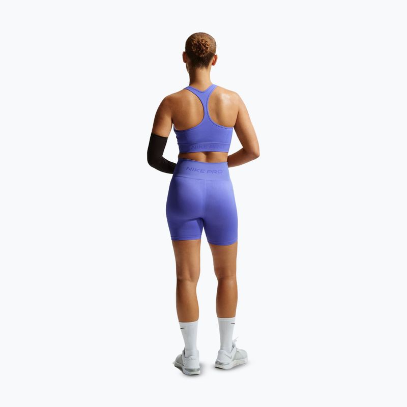 Дамски шорти Nike Pro Seamless High-Waisted Biker 5" sapphire 3
