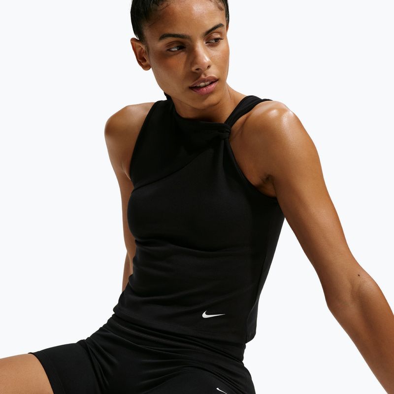 Дамска тренировъчна тениска Nike One Dri-Fit TT black/white 4