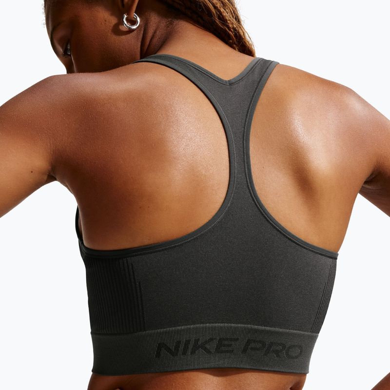 Дамска тениска Nike Pro Seamless Dri-Fit Cropped dark 5
