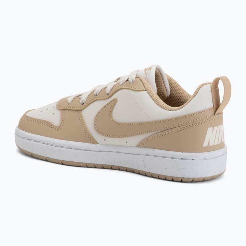 Детски обувки Nike Court Borough Low Next Bloom phantom/white/linnen 3