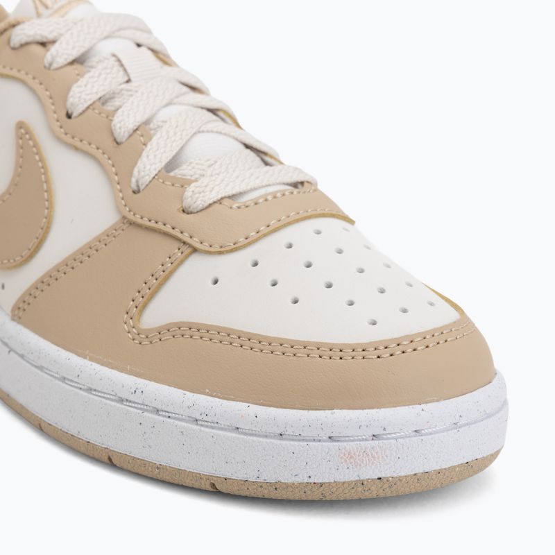 Детски обувки Nike Court Borough Low Next Bloom phantom/white/linnen 7