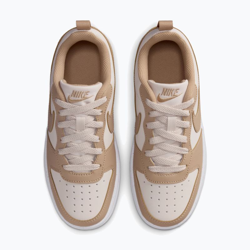 Детски обувки Nike Court Borough Low Next Bloom phantom/white/linnen 14