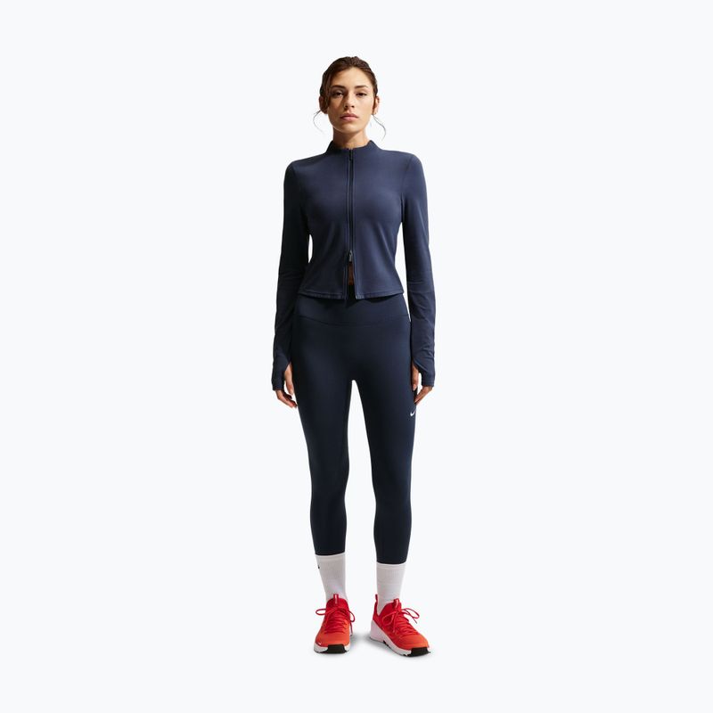 Дамски клин Nike One midnight navy/white 2