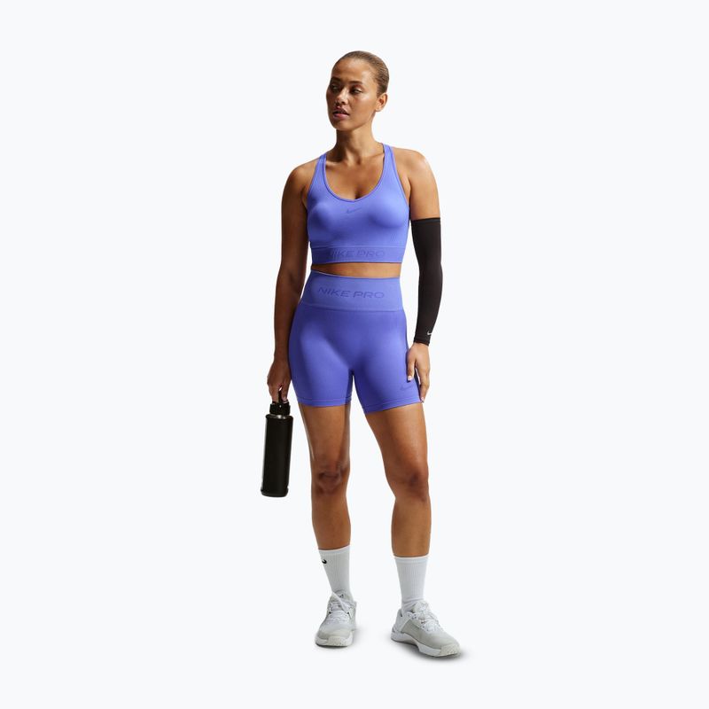 Дамска тениска Nike Pro Seamless Dri-Fit Cropped sapphire 2