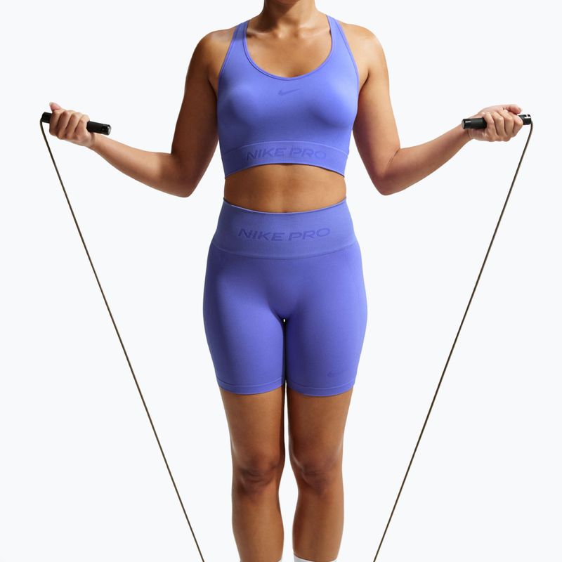 Дамска тениска Nike Pro Seamless Dri-Fit Cropped sapphire 5