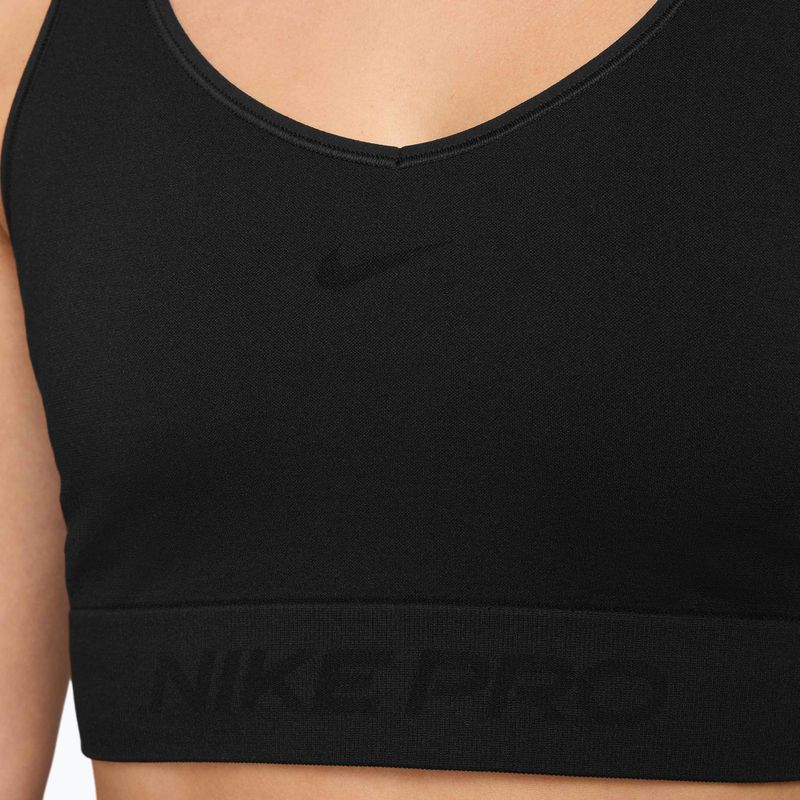 Дамска тениска Nike Pro Seamless Dri-Fit Cropped black 3