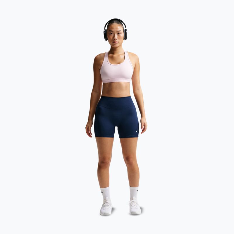 Дамски тренировъчни шорти Nike One midnight navy/white 8