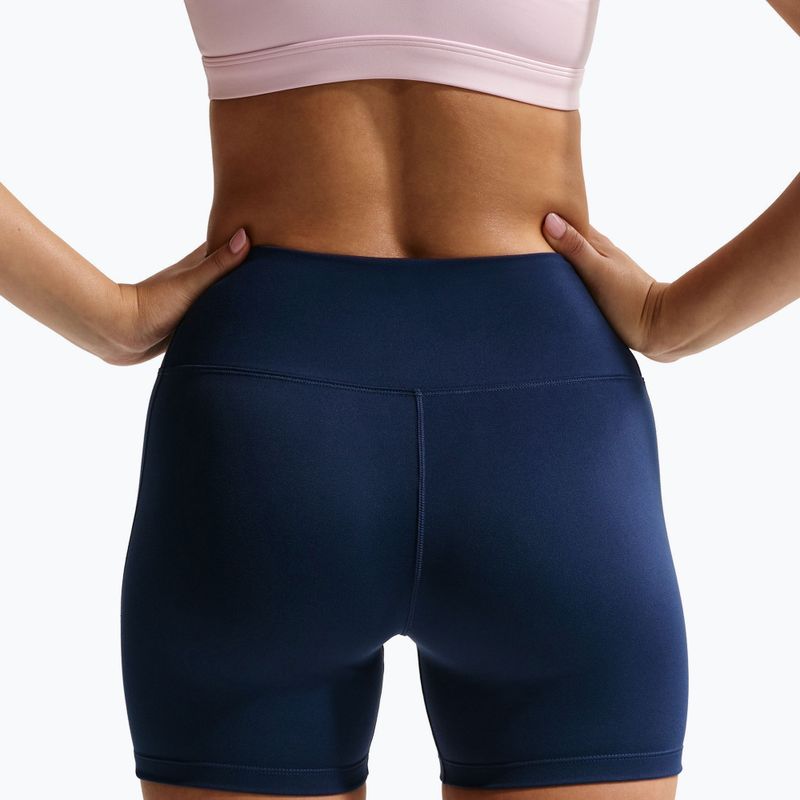Дамски тренировъчни шорти Nike One midnight navy/white 4