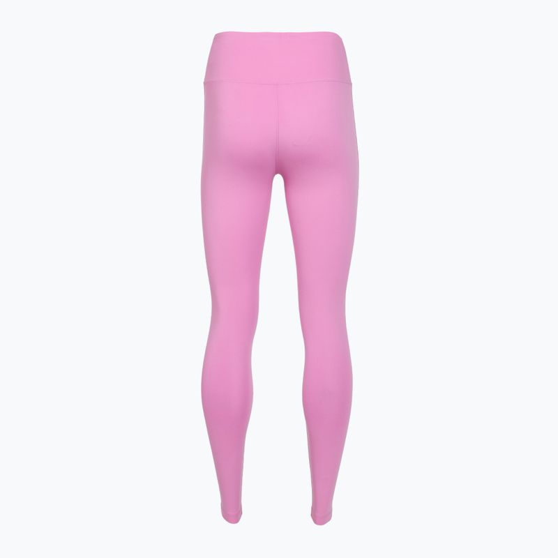 Дамски клин за тренировка Nike One High-Waisted 7/8 light magenta/white 2