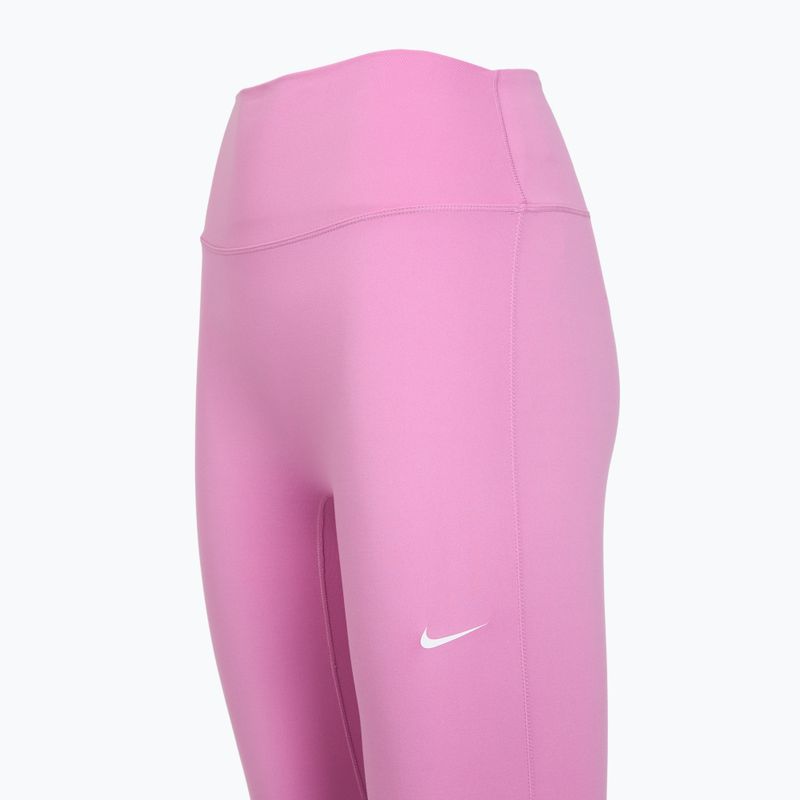 Дамски клин за тренировка Nike One High-Waisted 7/8 light magenta/white 3