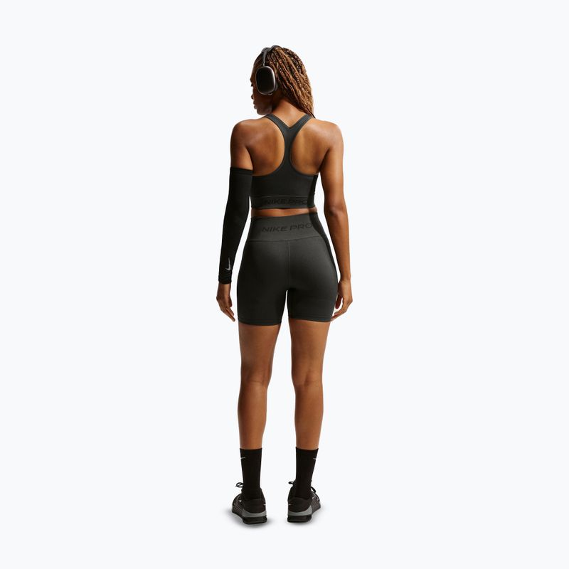 Дамски шорти Nike Pro Seamless High-Waisted Biker 5" dark smoke grey 3