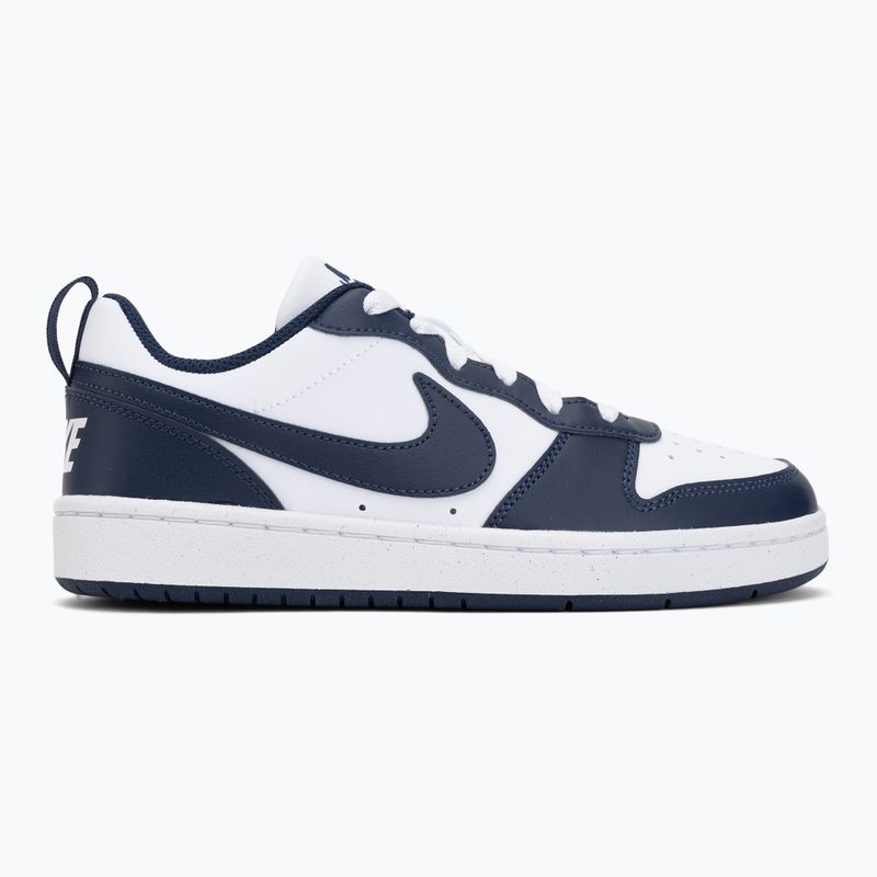 Детски обувки Nike Court Borough Low Next Bloom white/white/midnight navy 2