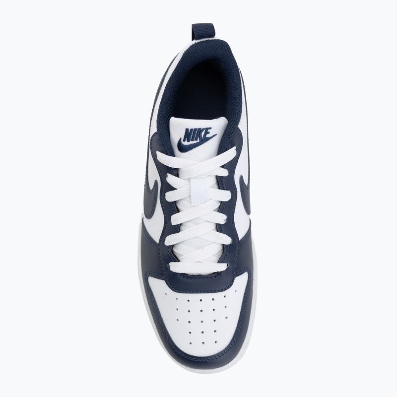 Детски обувки Nike Court Borough Low Next Bloom white/white/midnight navy 5