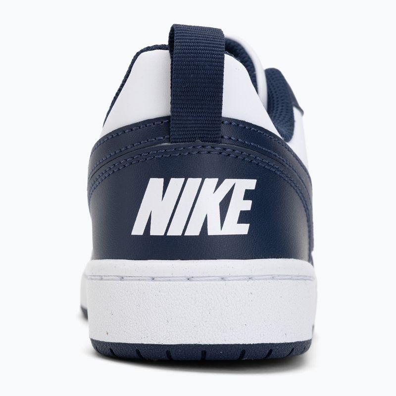 Детски обувки Nike Court Borough Low Next Bloom white/white/midnight navy 6