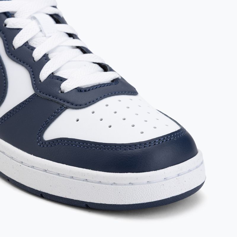 Детски обувки Nike Court Borough Low Next Bloom white/white/midnight navy 7