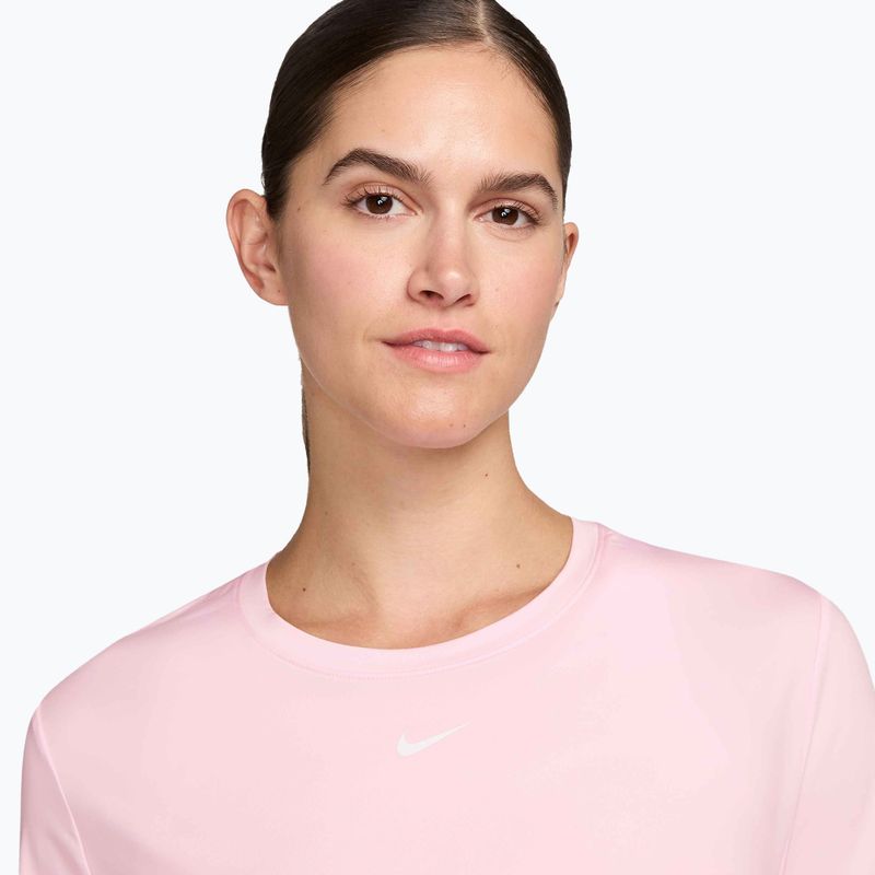 Дамска тениска Nike One Classic Dri-Fit pink foam/white 3