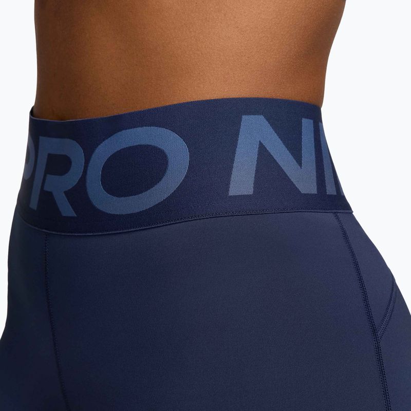 Дамски шорти Nike Pro Sculpt High Waisted 3" Biker midnight navy/white 4