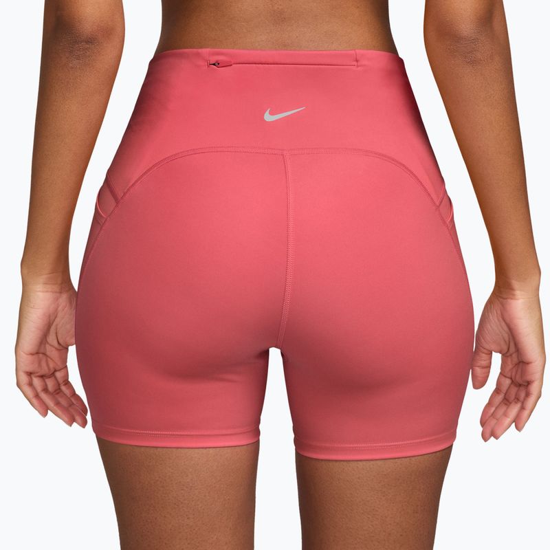 Дамски шори за бягане Nike Swift High-Waisted 4“ sea coral 2