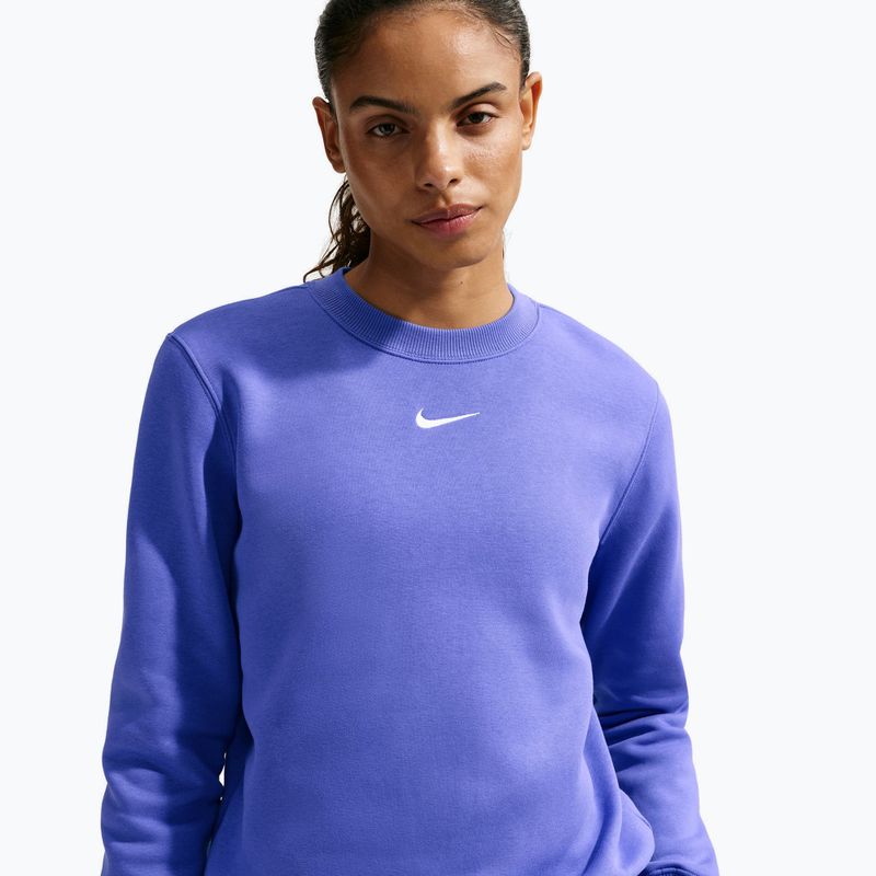 Дамски суитшърт Nike Sportswear Phoenix Fleece Crewneck light medium blue/sail 4