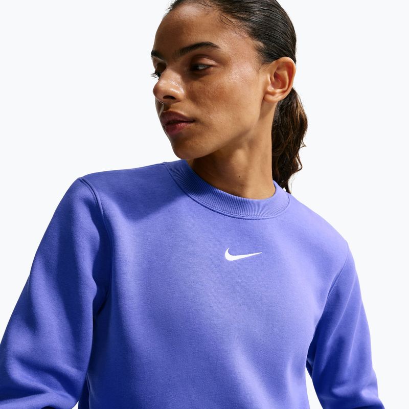 Дамски суитшърт Nike Sportswear Phoenix Fleece Crewneck light medium blue/sail 5
