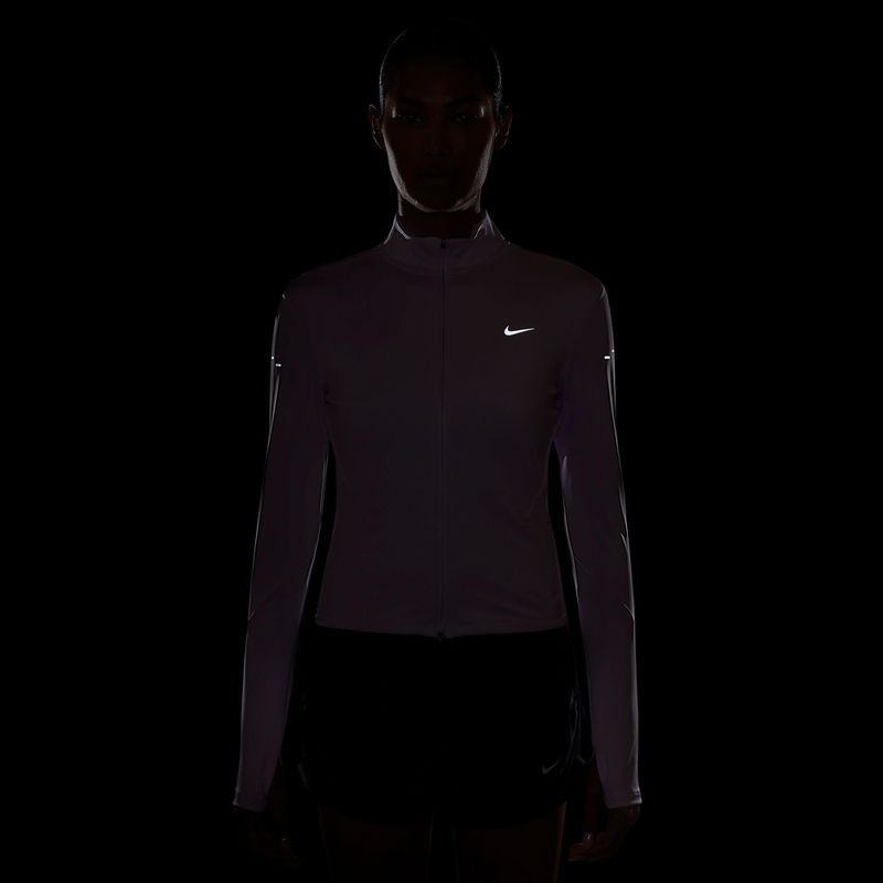 Дамски суитшърт за бягане Nike Swift Dri-Fit Full Zip Mid-Layer violet mist 4